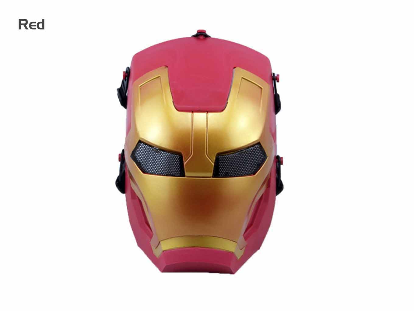 AOLS Face Mask Iron-Man Full Face for Paintball & Airsoft