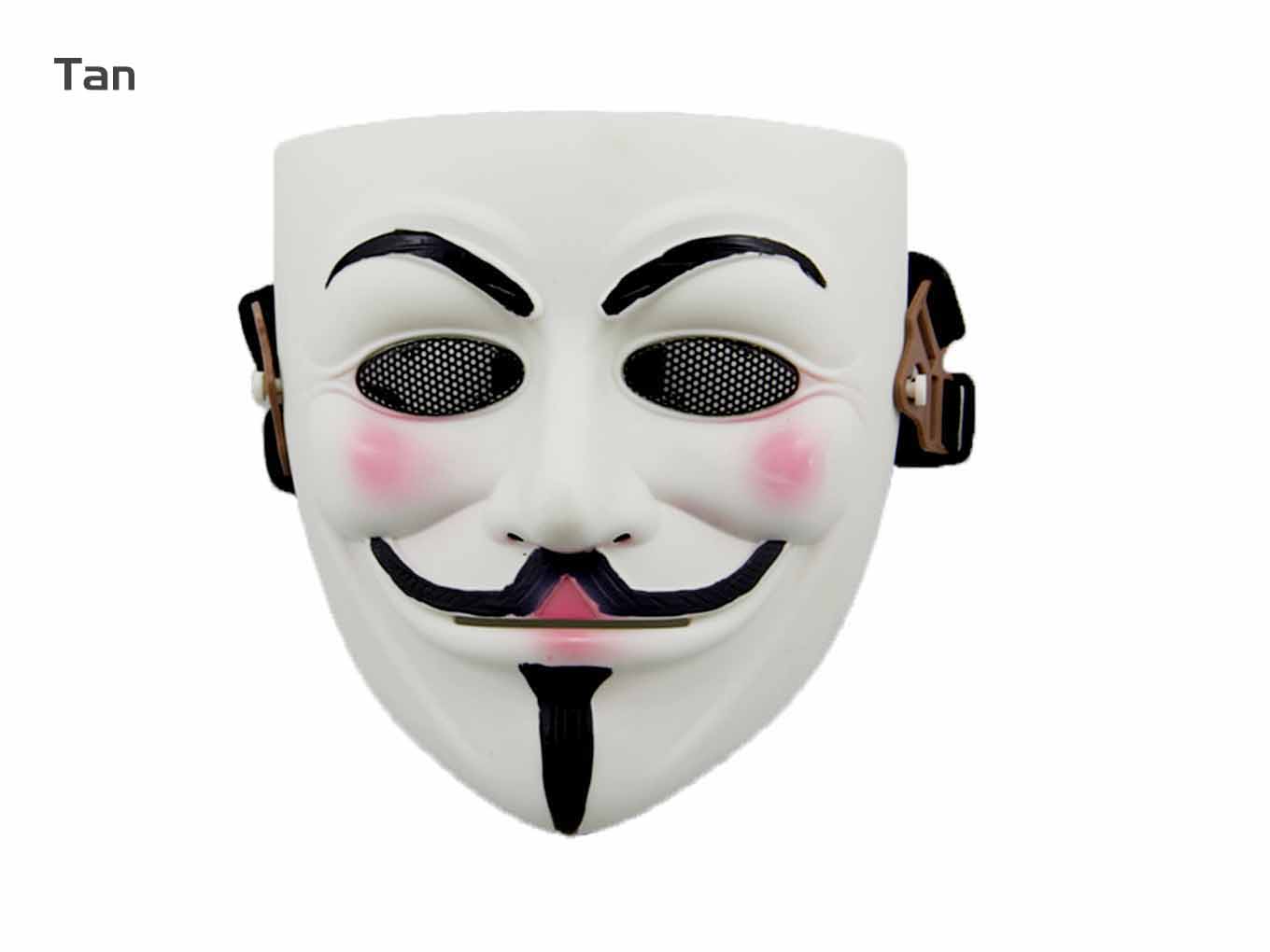 AOLS Face Mask V-Vendetta Full Face for Paintball & Airsoft