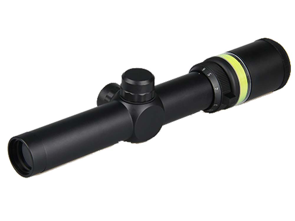 Canis Latrans 1.5-6x24 rifle scope with green fiber
