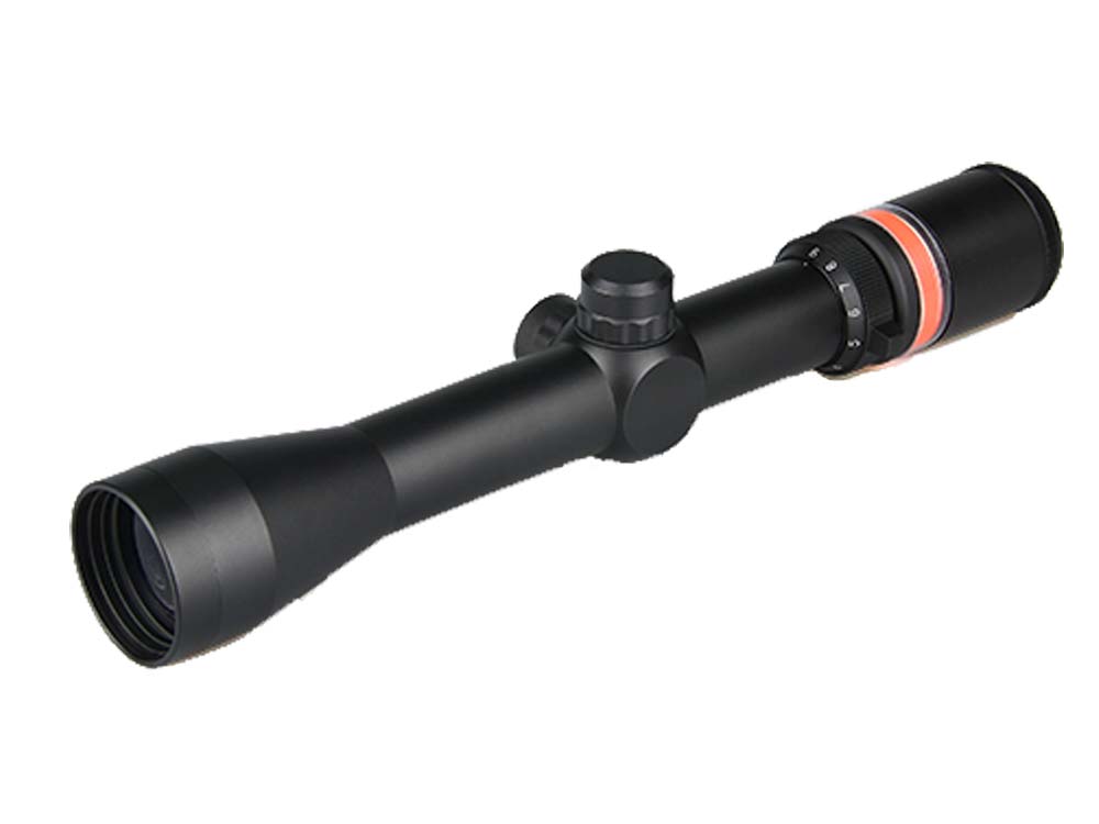 Canis Latrans 3-9x40 rifle scope with red fiber