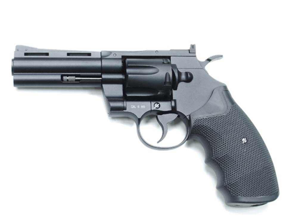 KWC 357 4Inch Revolver KWC-67DHN 6mm CO2 Pistol Black