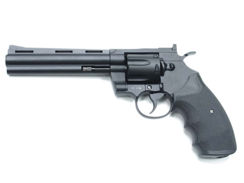 KWC 357 Revolver 6Inch KWC-68 6mm CO2 Pistol Black