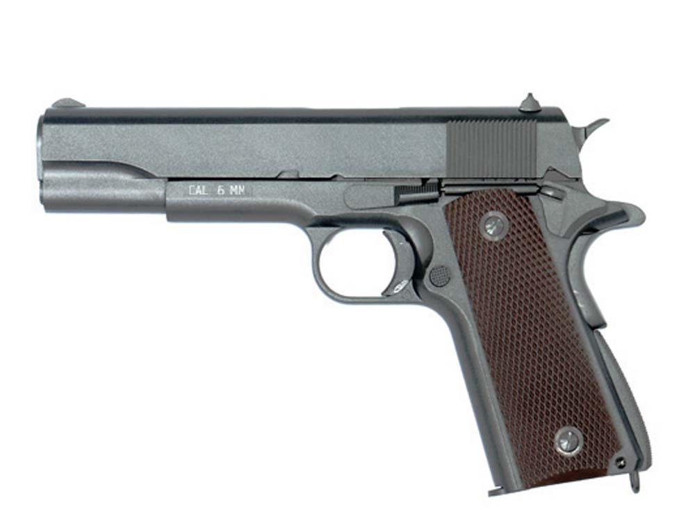 KWC Metal M1911A1 4.5mm CO2 GBB Pistol Black