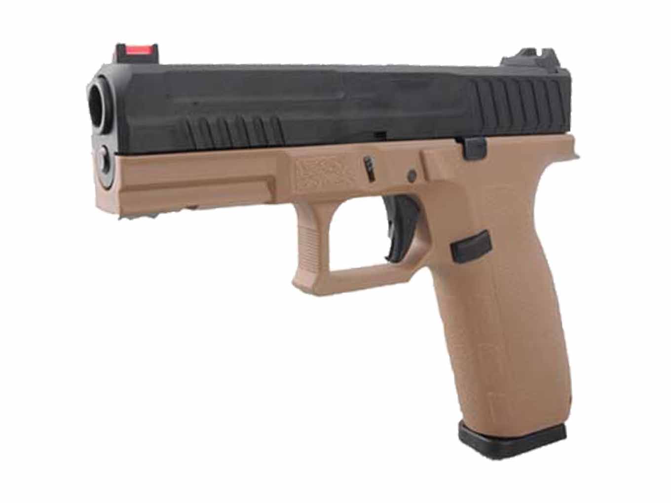 KJW KP-13 Full Size Polymer Frame Gas Blowback Pistol Tan