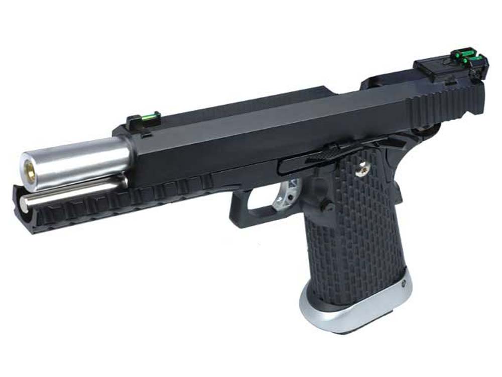 KJW 6mm Half Metal KP06 HI-CAPA Co2/Gas GBB Airsoft Pistol