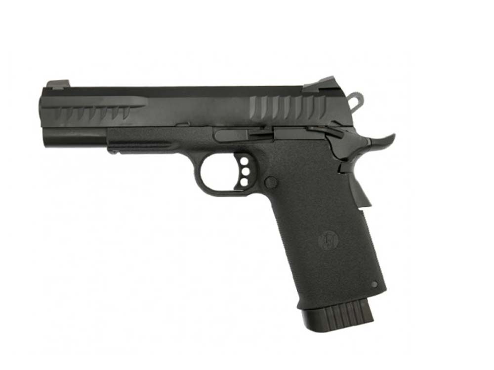 KJW Co2 Metal Slide KP-08 6mm Blow Black Airsoft Pistol