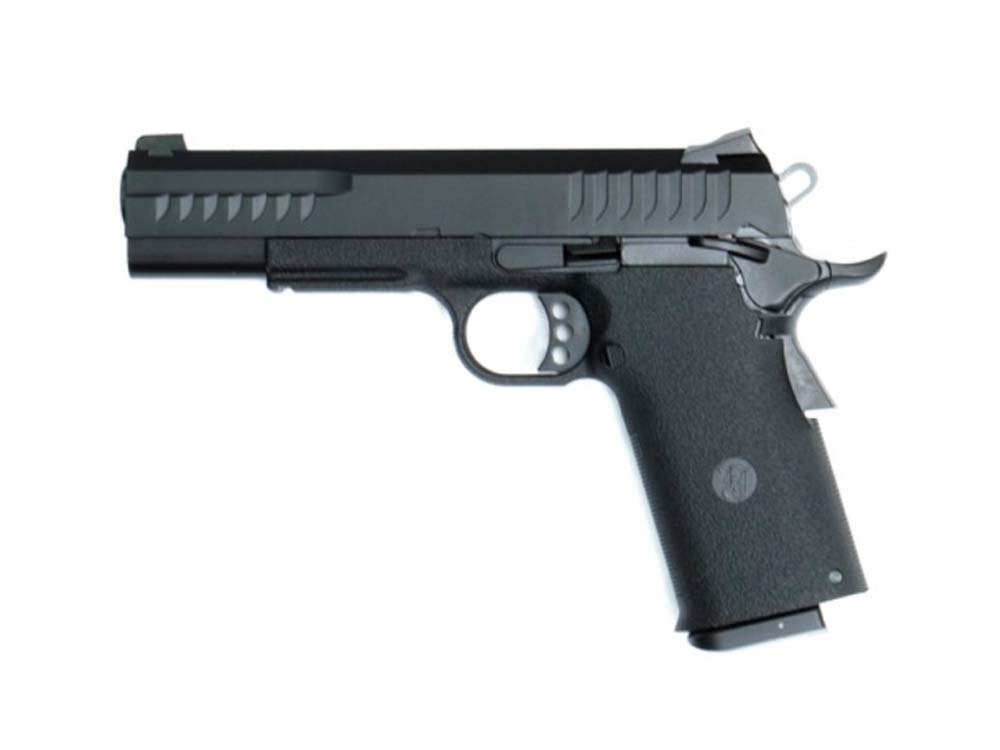 KJW Gas Metal Slide KP-08 6mm Blow Black Airsoft Pistol