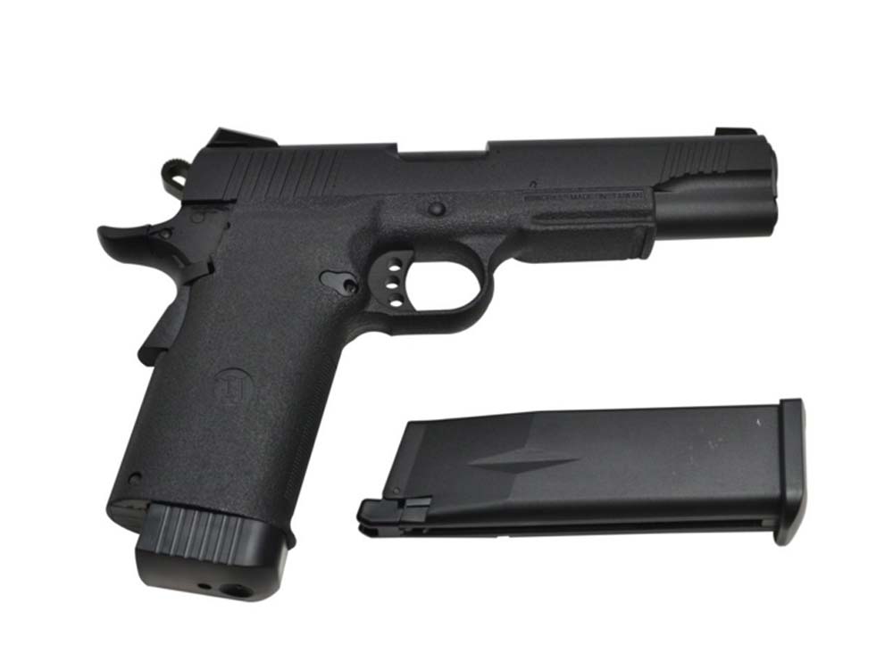 KJ Works Metal Slide 4.5mm KP11 CO2 Pistol (Black)