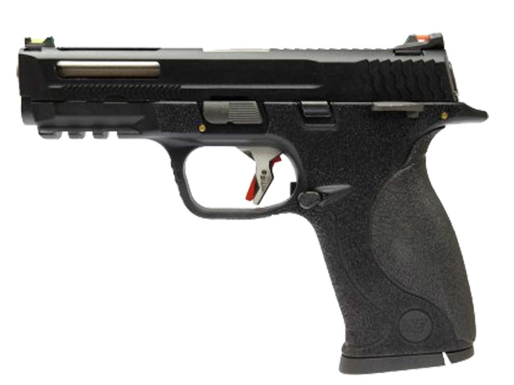 WE BB FORCE T2 B style GBB pistol BK Slide/SV Barrel/BK Frame