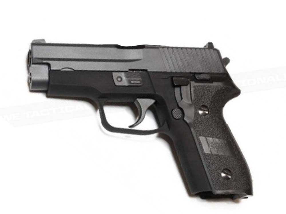 WE F228 Metal Slide Airsoft GBB Pistol Black