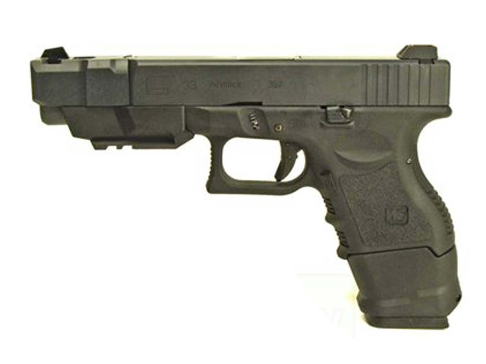 WE Metal Slide G33 Advance GBB Pistol Black