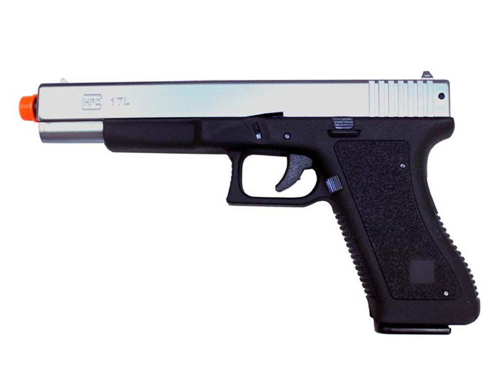 WE Metal Slide G34 GBB Pistol Gen 4 Frame Version Silver