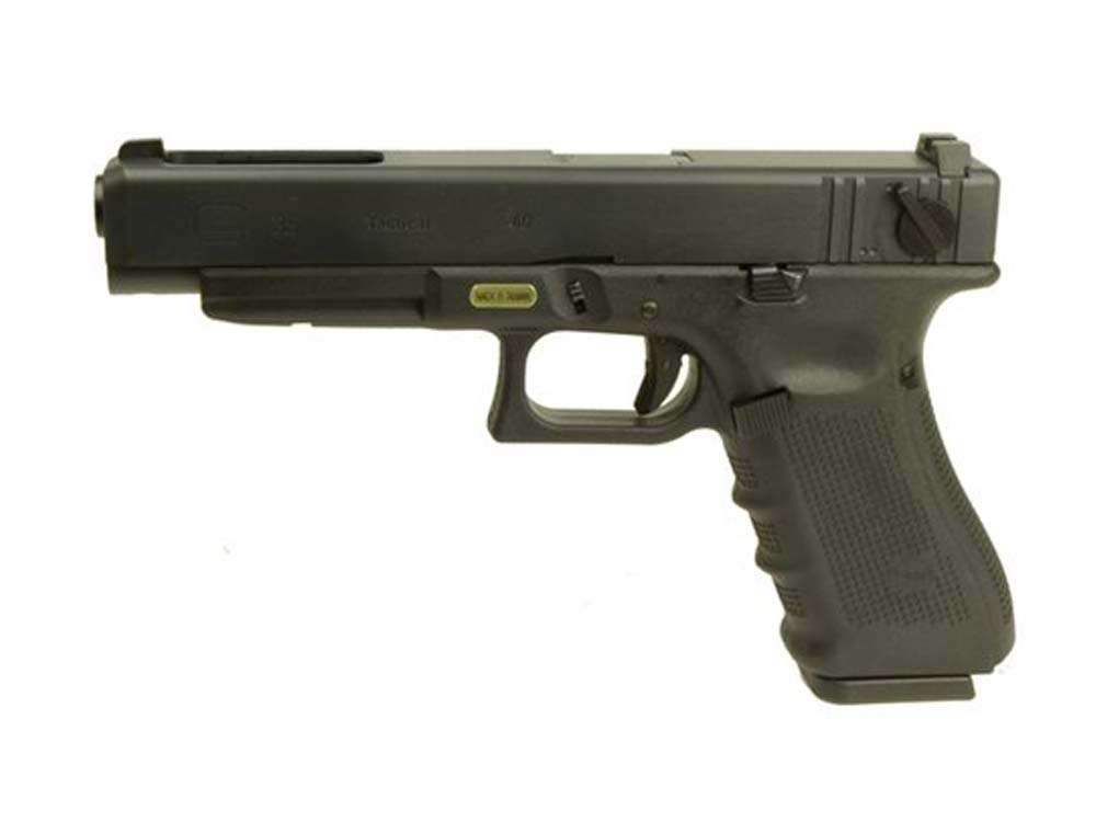 WE Metal Slide G35 GBB Pistol Full Auto Version Black