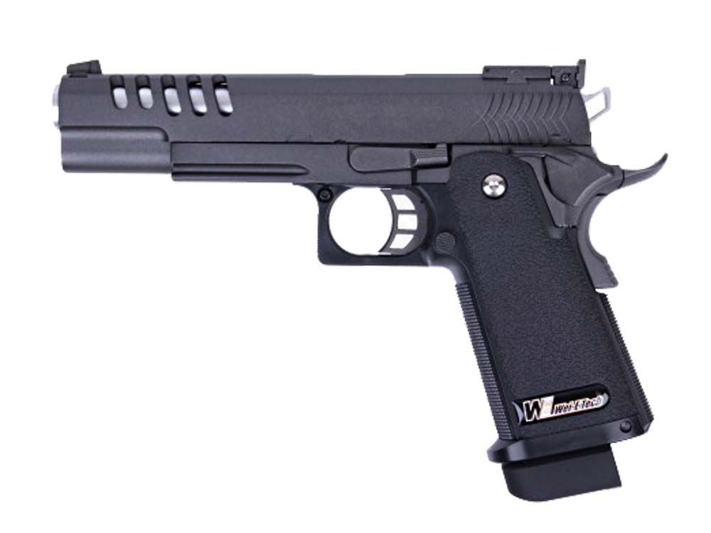 WE Hi-Capa 5.1 Type K Full Metal GBB Pistol-BK