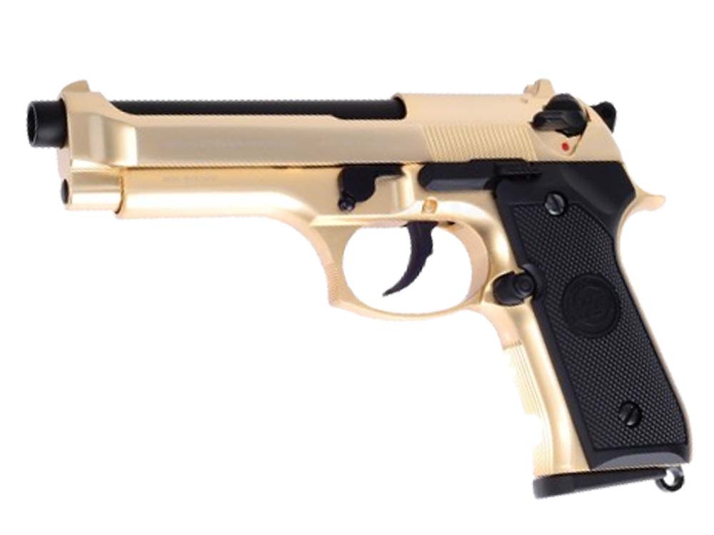 WE M92 Full Metal GBB Pistol without Marking GOLD