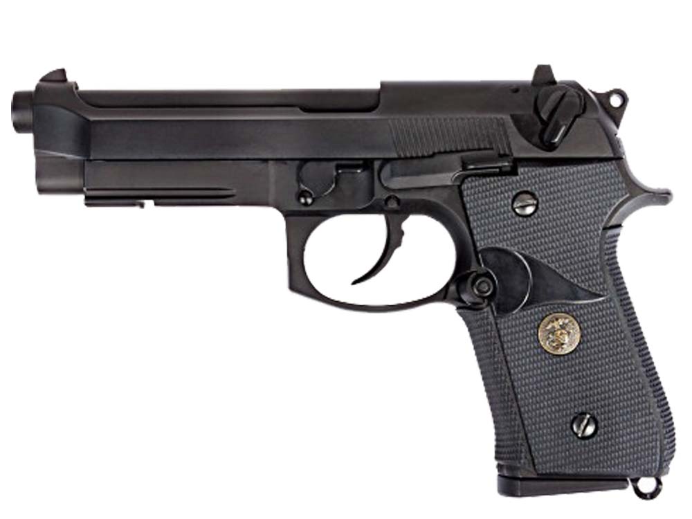 WE Metal New System M9A1 GBB Pistol Semi&Auto Ver Black
