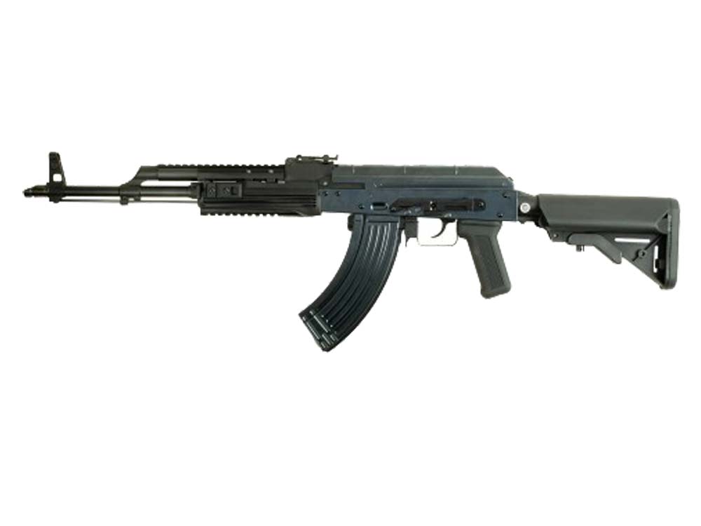 WE Metal Body AK PMC Gas Blowback "Open Chamber" Airsoft Rifle