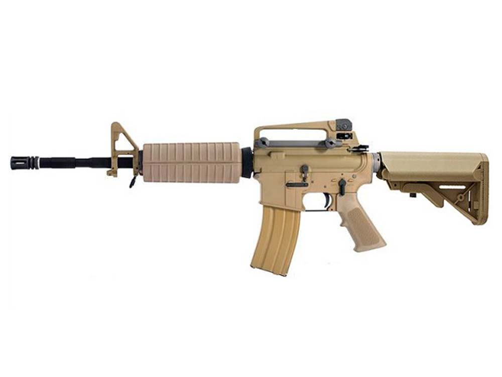 WE M4A1 TAN Open Bolt 6mm Co2 Blow Back Airsoft Rifles