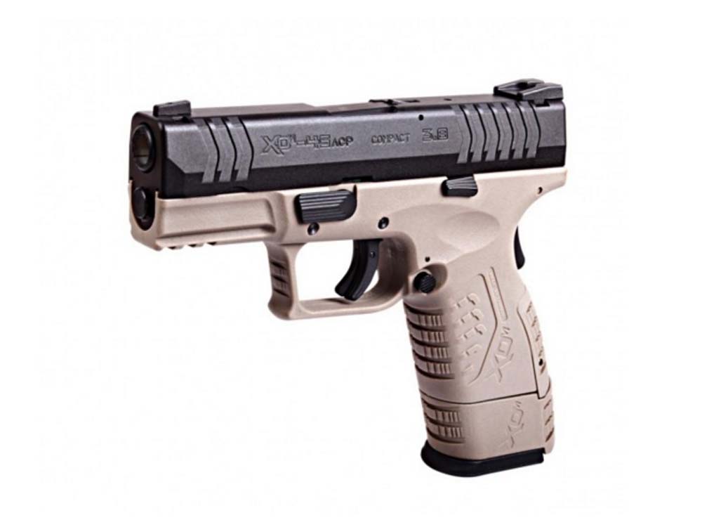 WE XDM 3.8 COMPACT TAN 6mm Gas Blow Back Airsoft Pistol